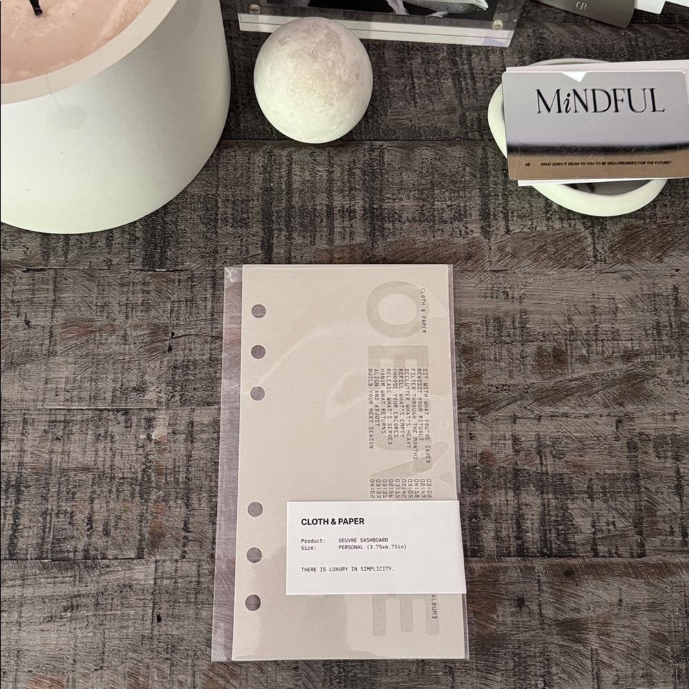 🏷️ NWT Cloth & Paper Oeuvre Dashboard  | Personal Size